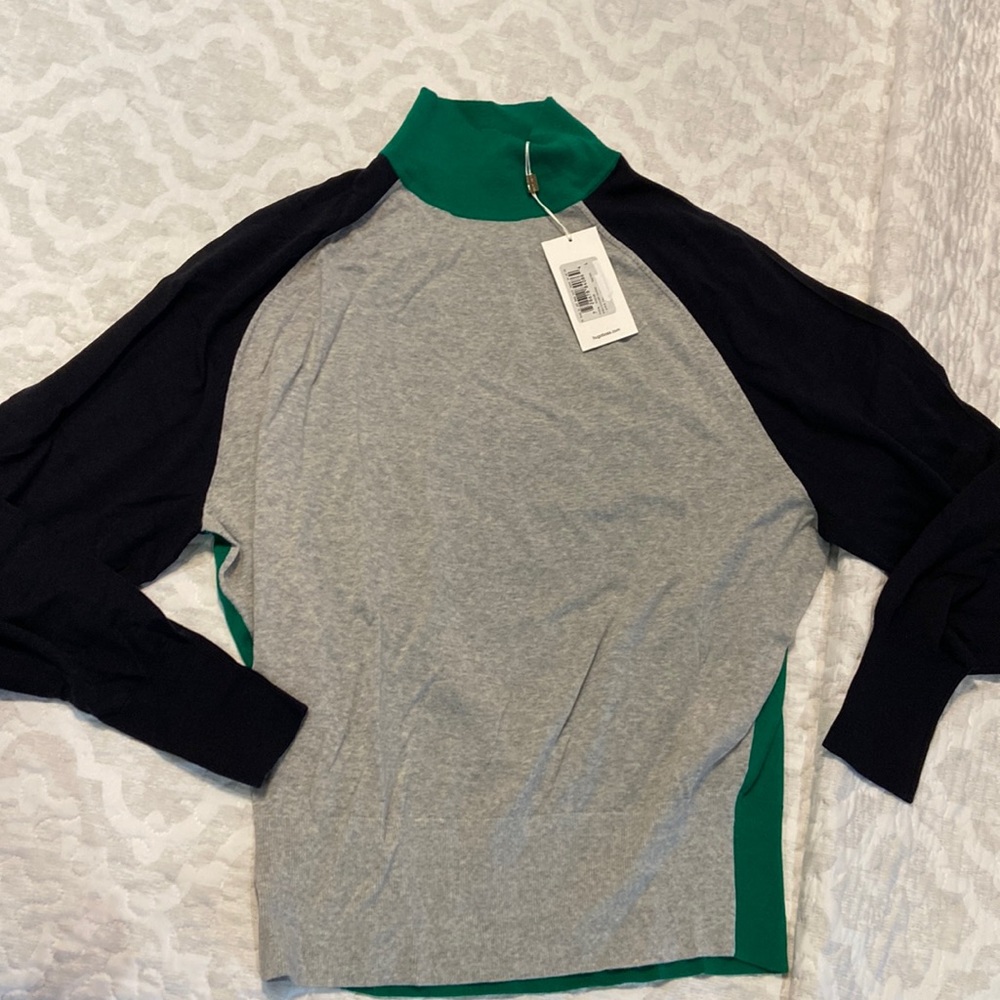 Woman’s Hugo Boss Fanarea Tru-color mock neck sweater